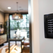 Photo of electrical panel on wall