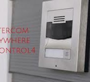 Photo of wall mounted intercom